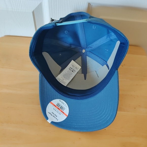 Patagonia P-6 Logo Roger That Hat Big Sky Blue - Picture 9 of 9